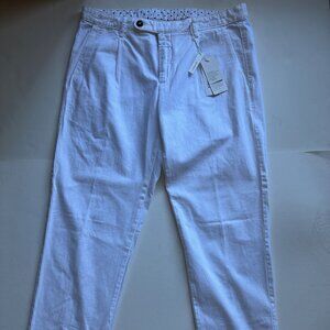 Massimo Alba Cotton-Blend Pants - White - Size 54 (NWT)